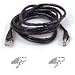 Belkin 1ft CAT5E Patch Cable Black ( A3l791-01-blk )