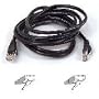 Belkin 1' CAT5e Patch Cable Black ( A3l791-01-blk )