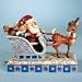 Rudolph the Red-Nosed Reindeer: Rudolph and Santa's Sleigh Deluxe Musical Figurine