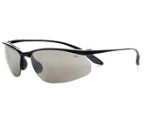 Action Sport Kicker Sunglasses with Shiny Black Frames and EagleVisioin 2 Dark Lenses from... by Bolle