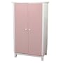 Robin Kids 2 Door Wardrobe in Pink - Color: Pink