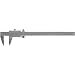 Starrett 123Z-72 Vernier Caliper, Steel, Nib Style Jaw, 0-72" Range, +/-0.0005" Accuracy, 0.001" Resolution