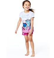 Pure Cotton Little Miss Giggles Shortie Pyjamas