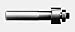 2902 CARBIDE-TIP 2 FLUTE FACE INLAY ROUTER BIT W/BB 7/8 DIA X 1/4