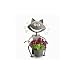 Metal Planter - Chessie the Cat Planter
