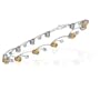 0.06 Cts Diamond & 2.34 Cts Citrine Bracelet in 14K White Gold