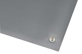 3M Dissipative 3 Layer Vinyl Table Mat, Gray, 2' x 6'