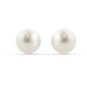 8mm Freshwater Pearl Earrings with Sterling Silver Post
