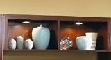 Home Elegance 8069-60 Rich Merlot Cherry Style Entertainment Center Bridge