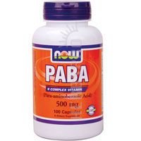 PABA 500mg 100 Capsules (Pack of 2)