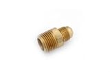 Anderson Metals 14048-0606 3/8 x 3/8 Male Flare Connectors, Brass