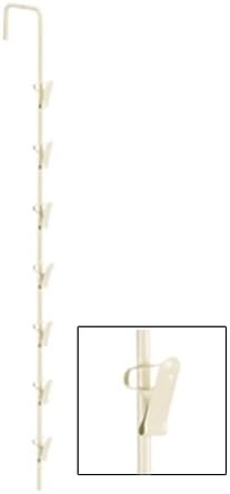 New Beige Metal Spring Clip Merchandiser Strips with 7 Hook 20"L