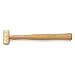 Armstrong 81-110 1/2-Pound Brass Hammer Hickory Handle