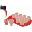 Urban Trend 10313 12 Mini Ice Glasses with Serving Tray
