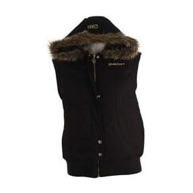 Golddigga Fur Gilet Ladies