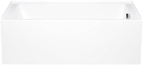 Americh Turo T6032BRA2-WH 60" X 32" X 22" Rectangular tub w/Right Drain (Whirlpool Combo) in White