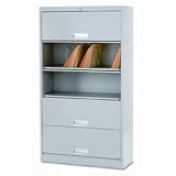 600 Series 5 Shelf Files with Receding Doors, Letter, Light Gray, - Same Day Shipping (orders by 3 pm), Next Day Delivery (in most cases)