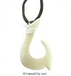 Hawaiian Small Bone Hook Necklace