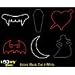 Shaped Rubber Bands Bracelets 12Pack Vampire