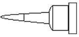 Weller Soldering Tip, LT Series, Round Slim, 0.2mm