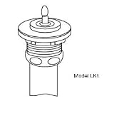 Elkay LK1 Drain with Rubber Stopper