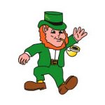 Leprechaun Temporary Tattoo 2x2
