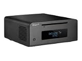 ORIGENAE Gehaeuse M10 schwarz fuer HTPC miniITX inkl IR-Kit u Fernbed VFD-Display 2x16Zeichen inkl slimDVD Writer ext PSU