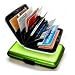 Executive Style Ogon Designs Lime Green Metal Aluminum PVC Credit Card Wallet