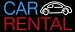 Car Rental Neon Sign 13 X 30