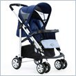 Zooper Everyday Waltz Stroller in Blueberry Waves Fabric