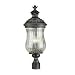 Kenroy Troubadour Post Lantern 3 Light 60 W,C, - 91106EP