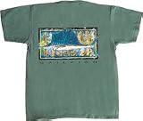 Flying Fisherman Native Angler Collection Sailfish Short Sleeve Tee Shirt T1550 Medium