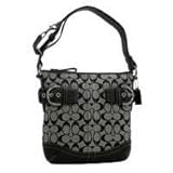 COACH�@3574-BK/WT�@�R�[�`�@�V�����_�[�o�b�O�@�u���b�N���z���C�g