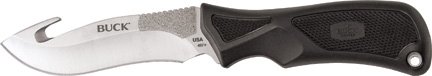 Buck ErgoHunter Guthook Avid Knife (Black/Silver, Large) Buck ErgoHunter Guthook Avid Knife (Black/Silver, Large)
