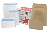 5 Star Office Envelopes Pocket Press Seal With Window 90gsm White C4 pack 250