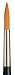 da Vinci Graphic Design Series 1175 Nova Lettering/Showcard Brush, Long Liner Synthetic with Black Handle, Size 6