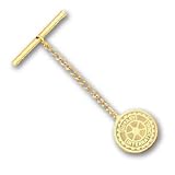 Gold-plated Rotary Tie Tack