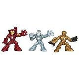 Iron Man 2 Super Hero Squad Armor Evolutions Action Figure 3Pack Iron Man Mark I, Iron Man Mark II & Iron Man Mark III