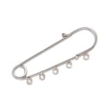 Silver Plate Base Metal Charm Pin