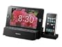 Sony Speaker Dock Clock Radio with 7-Inch LCD for iPod / iPhone (Black)