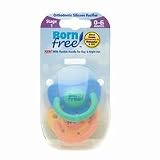 BornFree 2x Pacifiers for Day and Night Use 0-6 months BPA FREE