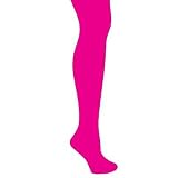 FUSCHIA OPAQUE STRETCHY LEOTARD LEGGINGS TIGHTS