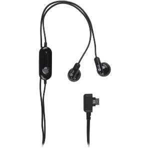 LG SGEY0007301 Stereo hands free headset, Ear-bud Style head-set, Black, with Send/ End button