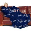 New York Giants Adult Comfy Throw Blanket with Sleeves