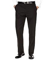 Big & Tall Flat Front Trousers with Wool