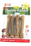 NYLABONE LAMB & APPLE HEALTHY EDIBLES FOR PUPPIES PETITE 4 PACK