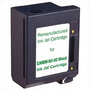 Premium Imaging Canon BC-02 Black Remanufactured Ink Cartridge for the Canon BJ-10, 20, 200, 210, 230, 240 & Apple Style Writer I, II, 1500 Printers