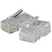 Cables to Go - Network connector - RJ-45 (M) - ( CAT 5 ) - clear (pack of 100 )