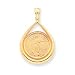 14k 1/4 oz American Eagle Coin Mounted Coin Bezel Pendant