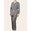 Motherhood Maternity: Plus Size Long Sleeve V-neck Nursing 3 Piece Set